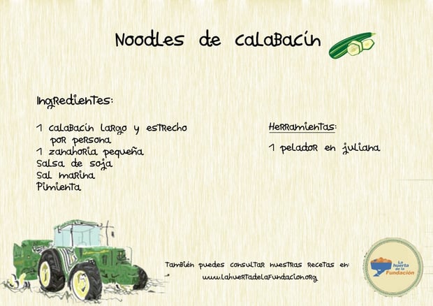 noodles de calabacin
