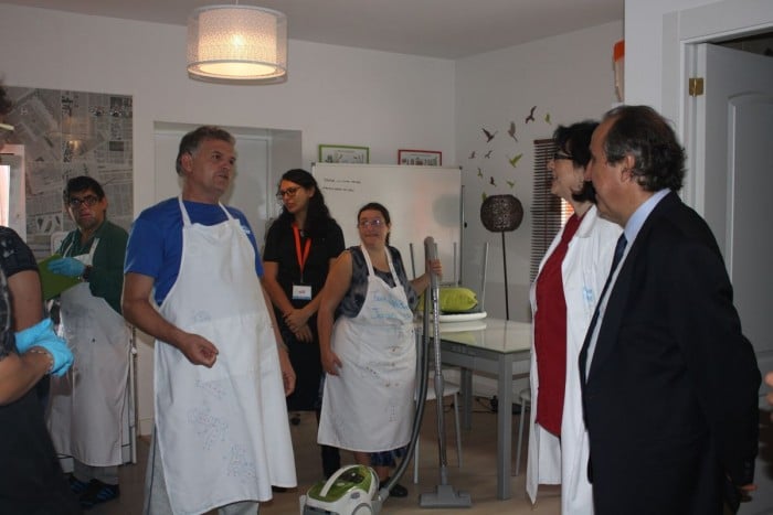 Visita Emilio Duró al centro ocupacional - Ibergrupo